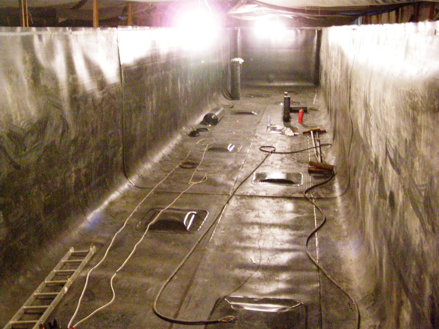 Внутренняя гидроизоляция резервуара